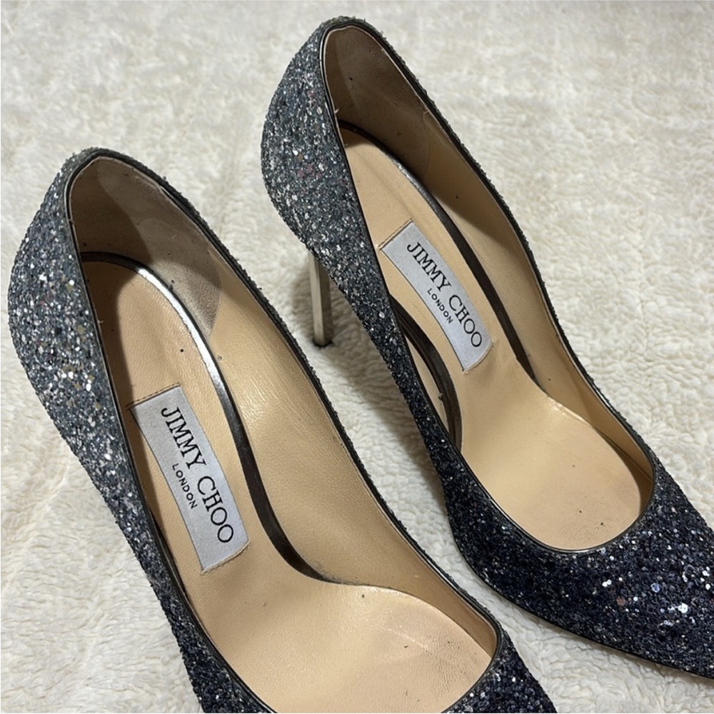 Jimmy Choo Heels 37.5 - Picture 6 of 12